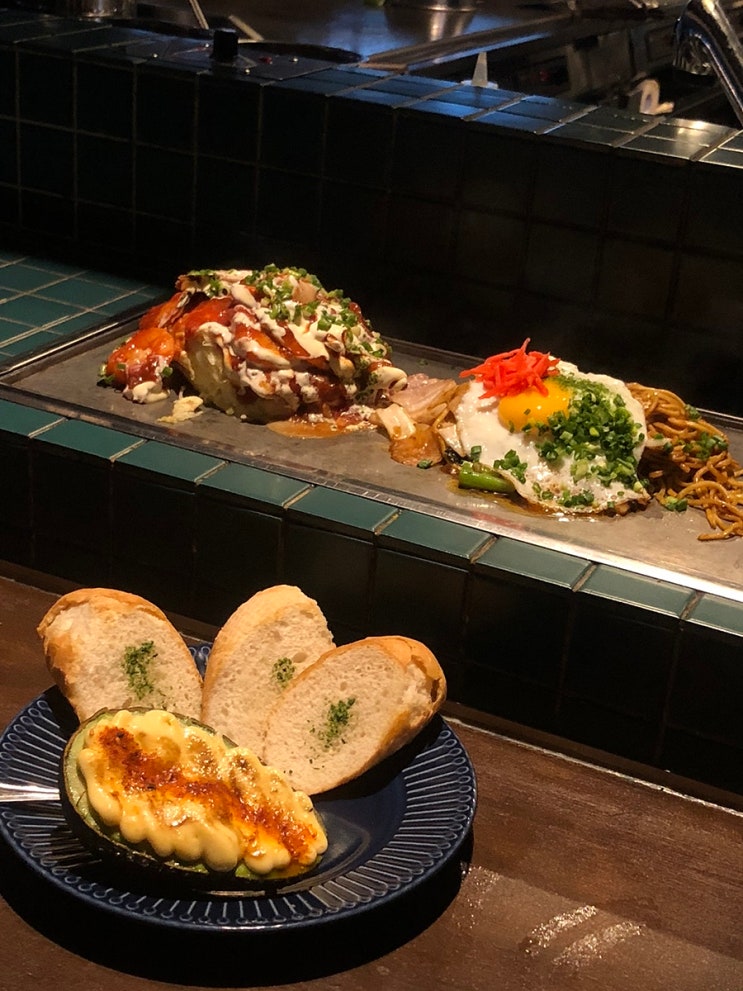  부평 맛집 추천, 분위기 좋은 철판 오꼬노미야끼&야끼소바 맛집 “우와” 솔직후기