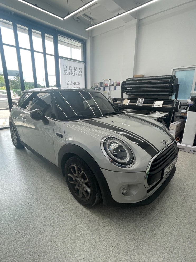  대전 수입차 미니쿠퍼 S 3도어 아이나비 Z7000 블랙박스 장착