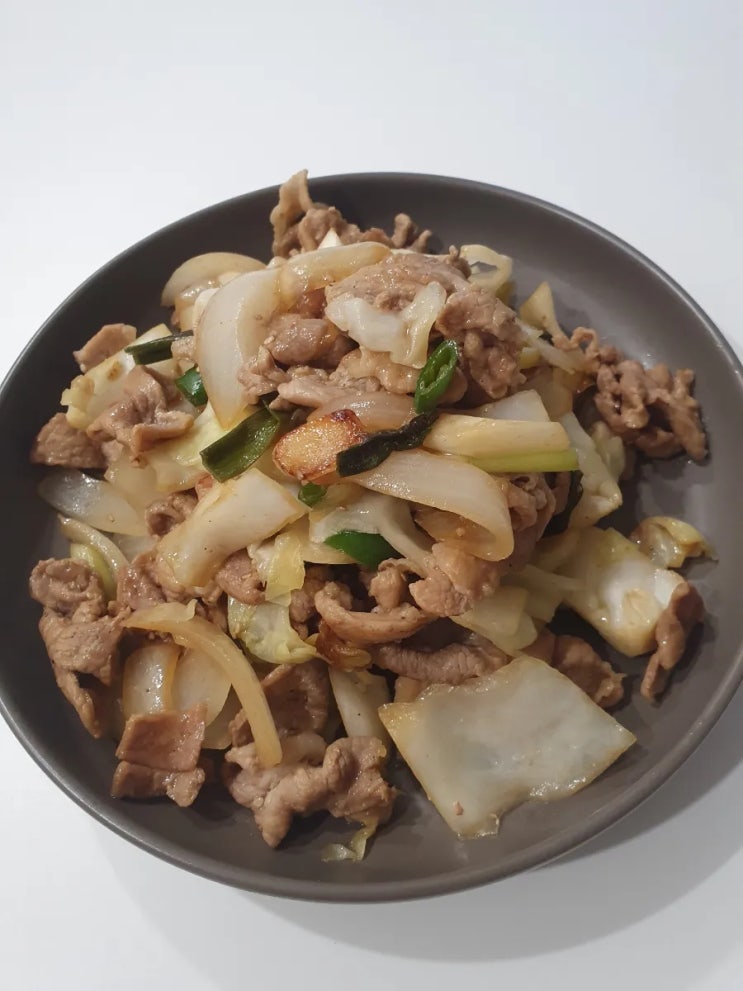  돼지 앞다리살 간장 불고기