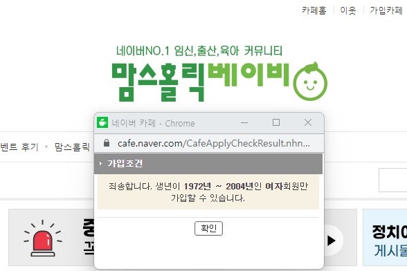  맘스홀릭베이비 카페, 임신 출산 육아의 시작과 끝