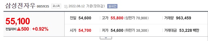  주린이 셀프 투자 기록 삼성전자우