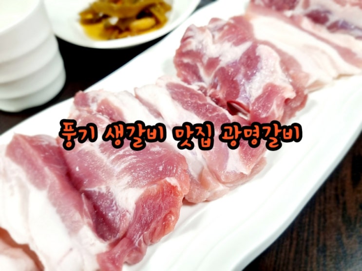  풍기맛집 광명갈비 (feat. 풍기 생갈비 맛집)