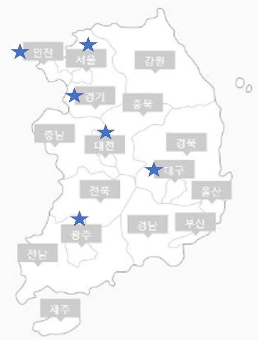  CFC 기업금융센터 전국지점안내