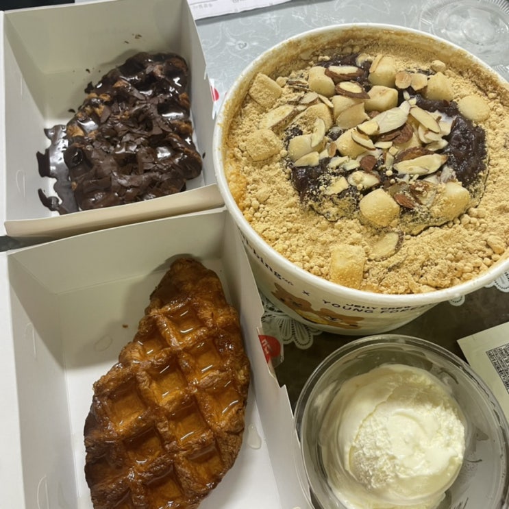  [발산 설빙] 발산역 설빙| 초코크로플, 팥인절미 빙수