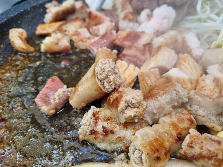  부평 곱창 맛집 마포화곱창 한우곱창 한 판에 특양까지 나오는