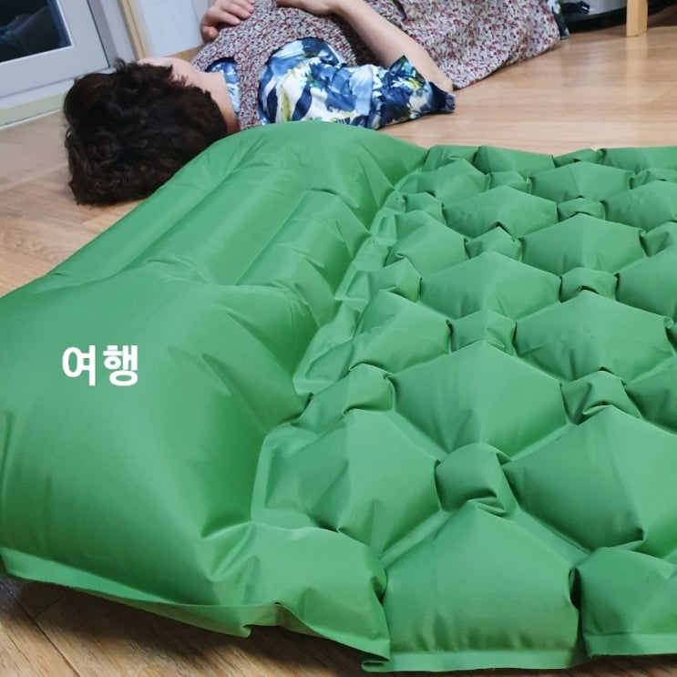 백패킹장비 ] 개편한 발충전 에어매트