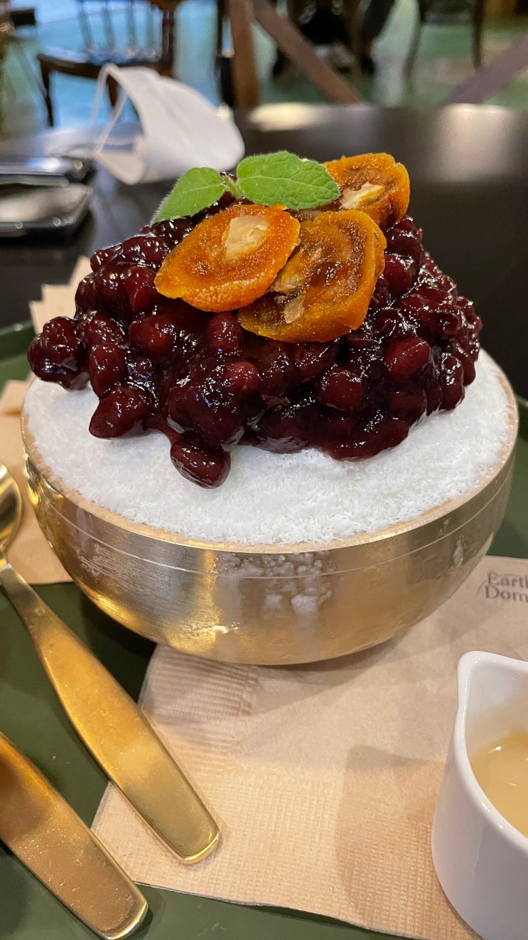  [충무로맛집,남산맛집] 팥빙수가 너무나 맛있었던  리사이클카페 -어스돔