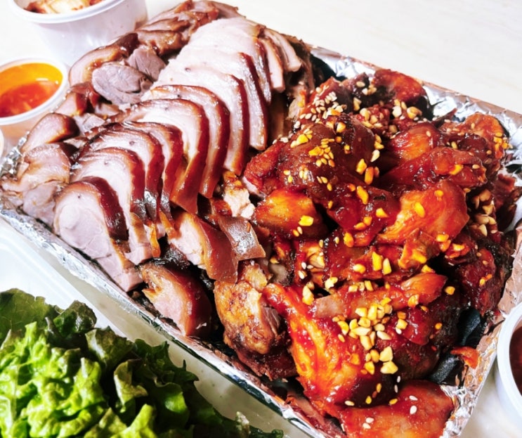  푸짐하고 맛난 반반족발 상계동족발 맛집 쉼터왕족발