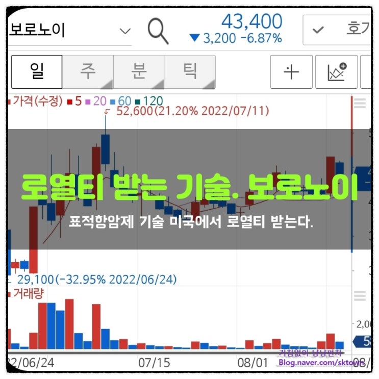  표적항암제 보로노이. 기술 수출로 로열티 받는 우수 기업