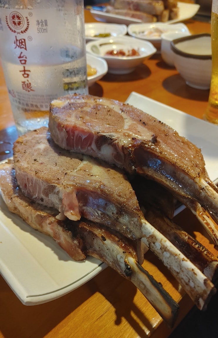  안성 백강양꼬치 양갈비 맛집 연태고량주 맥주 칵테일