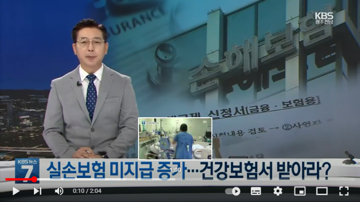 실손보험 미지급 증가…“미지급분은 건보에서 받아라?” : KBS 실손보험 미지급 증가…“미지급분은 건보에서 받아라?” : KBS