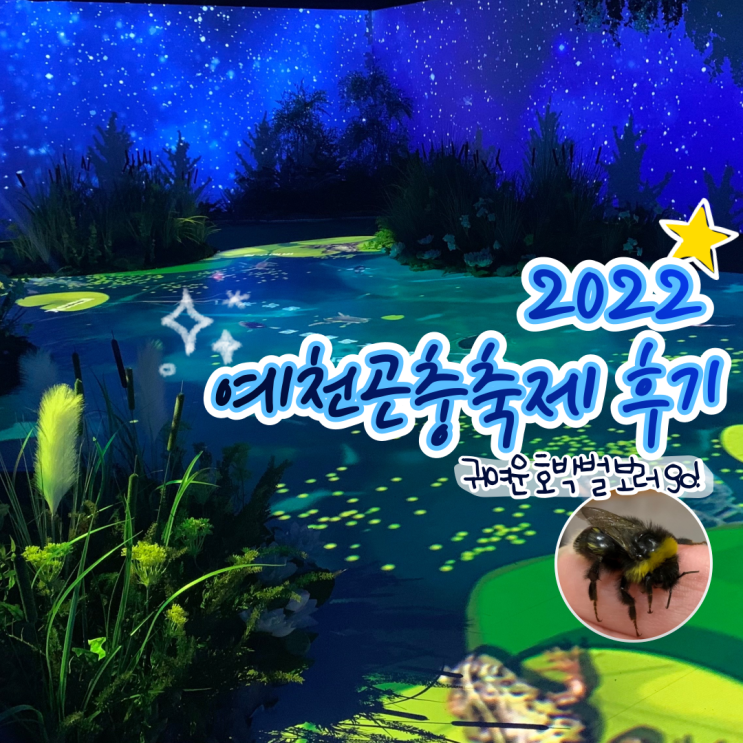 핵꿀잼c, 2022 예천곤충축제,예천곤충생태원 후기(체험학습, 이색데이트로 강추~)