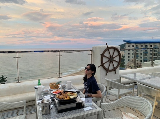  삼척 쏠비치 산토리니 가든 BBQ 식당 커플세트 후기!