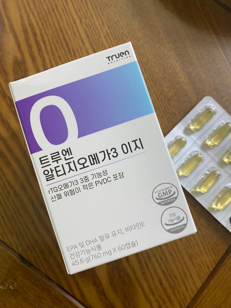 트루엔 알티지오메가3 이지 재구매한 후기