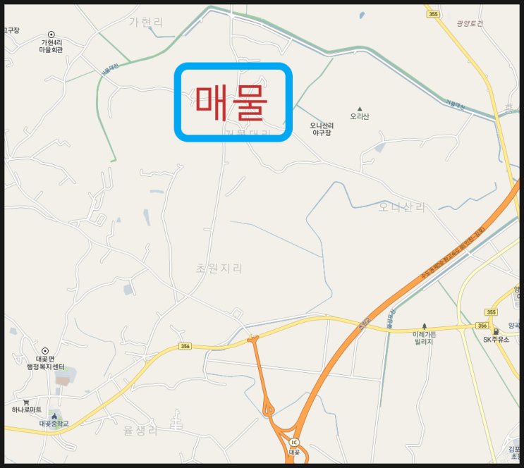 김포공장매매,통진읍가현리,대539평/건120평