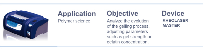 점탄성(RHEOLOGY) 분석기 - Kinetics comparison of two gelation processes1