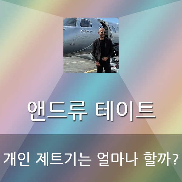  앤드류 테이트 개인 제트기 엠브라에르 페넘 300
