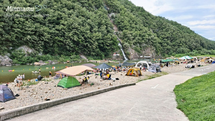 경주 산내 청룡폭포 시원한 폭포와 함께 즐길 수 있는 노지캠핑