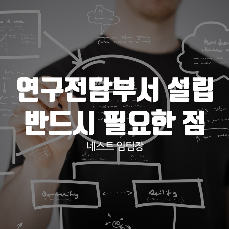  연구전담부서 설립 반드시 필요한 점은?