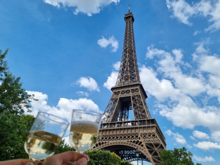 [2022.07.06 / Day 21] 에펠탑 공원 피크닉 그리고 야경투어 겸 스냅 촬영 (갤러리 라파예트 오스만, 데이트립, 알렉산드르 3세 다리)