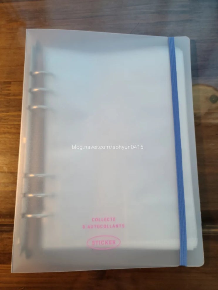  다이소_A5 6공 스티커북 & 4포켓 리필속지