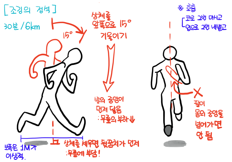 [운동] 초보를 위한 조깅 방법과 자세 정리-내가 초보라서 ㅇㅇ