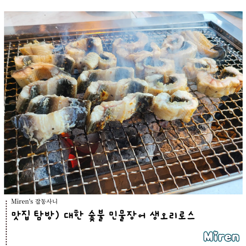  맛집 탐방) 대한 숯불 민물장어 생오리로스 - 구읍뱃터