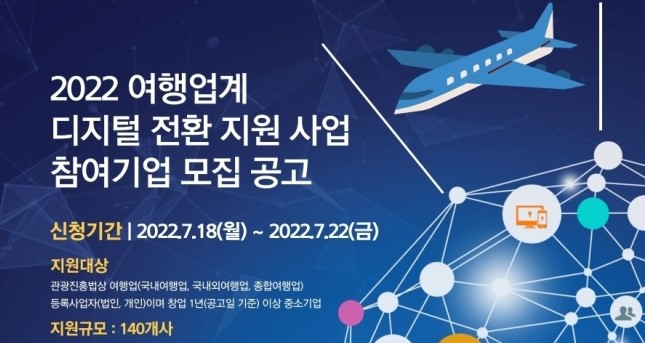 [루넷]2022 여행업계 디지털 전환 지원 사업 제공업체 선정