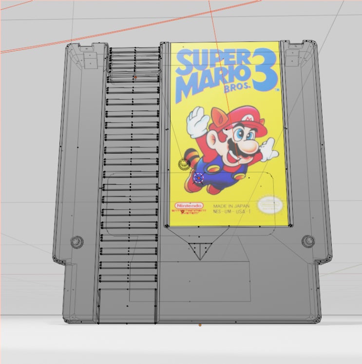 NES 북미판 슈퍼마리오3 팩 3D 블랜더