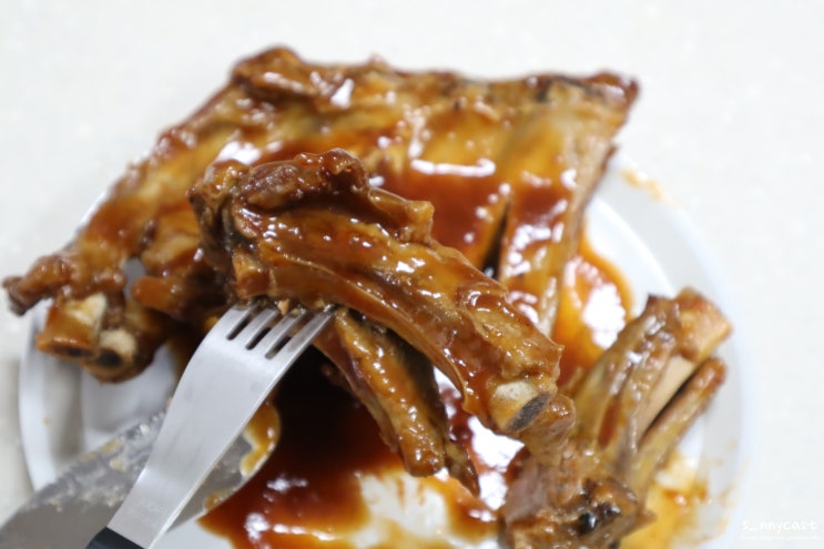  설화공작소 등갈비 바베큐 폭립 맛있는 술안주로 강력 추천