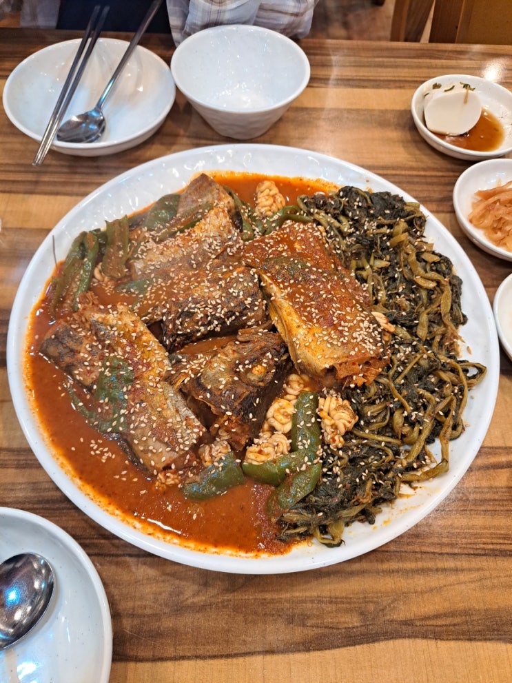 부천역맛집 명태어장 부천북부역점 : 매콤한 명태조림과 고소한 곤이, 시래기의 만남