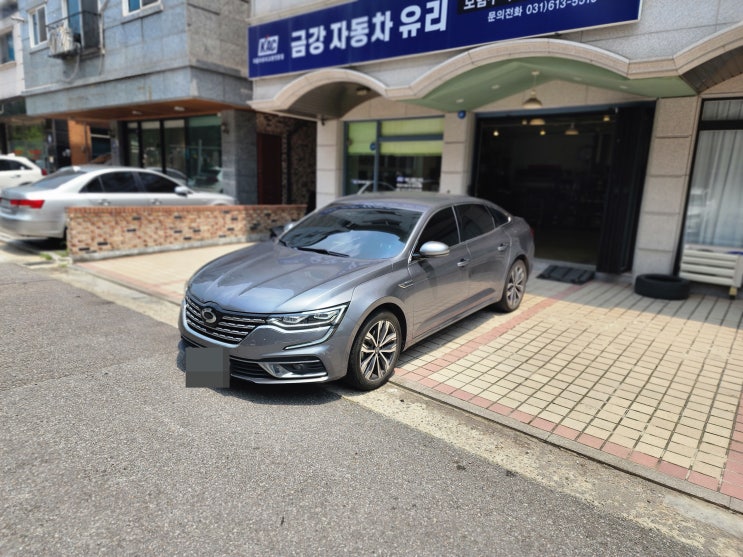  자동차유리교환 SM6 앞유리 교체 글라스틴트 선셋R 썬팅