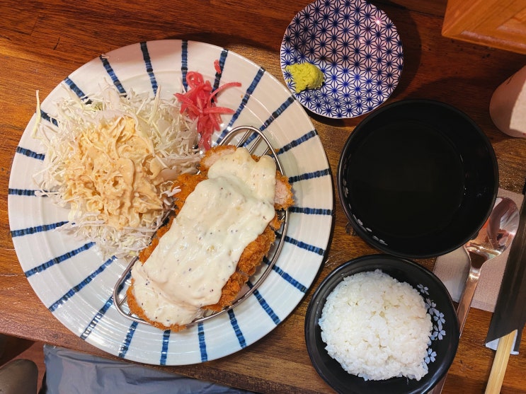  오리역 맛집, 지인 추천받은 돈까스 ! 갈릭마요가츠, 안심가츠카레