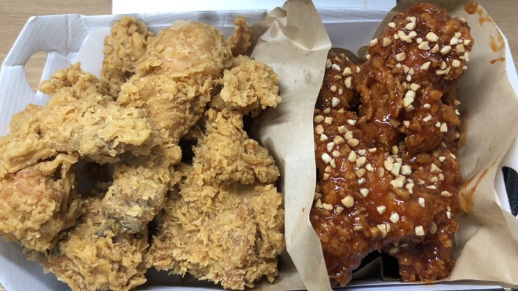  [BBQ치킨 의정부효자점] 치킨맛집                                  BBQ/비비큐 황금올리브 반반세트