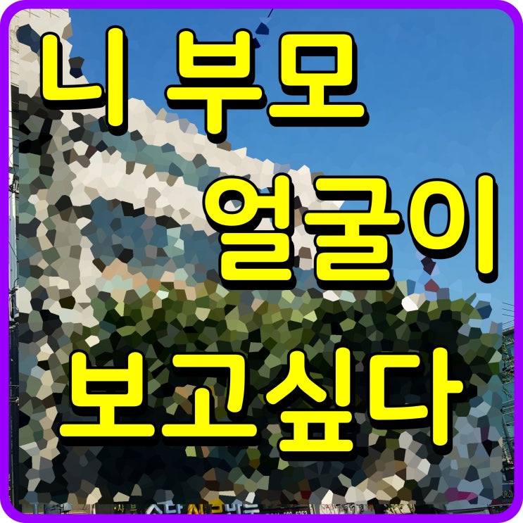  영화 니 부모 얼굴이 보고싶다 결말 줄거리 어설픈 감상평