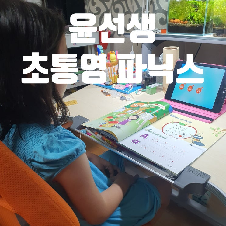  윤선생 초통영으로 파닉스 뽀개기! 아이가 재미있어해요~