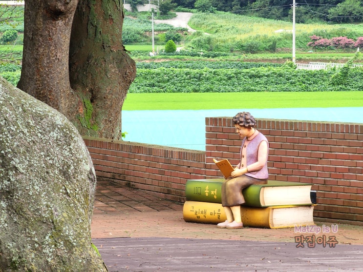  부여 가볼만한곳 덕용저수지 서동요테마파크 출렁다리, 송정그림책마을