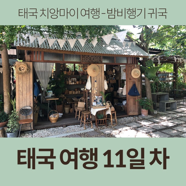  태국 여행 11차(마지막 날) - 왓우몽, 반캉왓, 그리고 귀국 (11일간의 여행 경비는?)