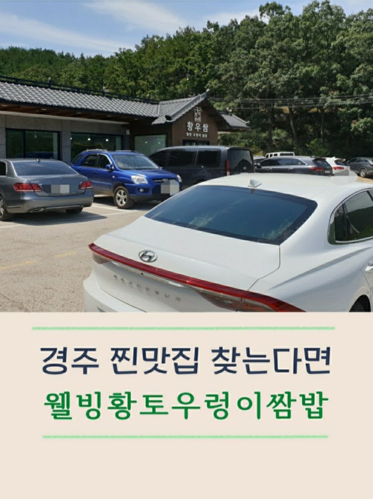  경주 황우쌈 현지인 맛집  웰빙황토우렁이쌈밥에서 건강 한 입