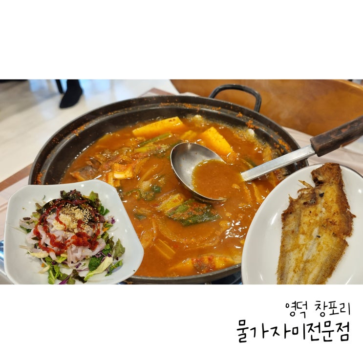  영덕 맛집 물가자미전문점 1인 15000원 정식