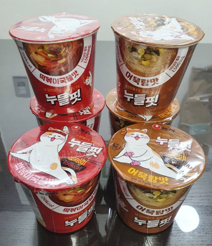  칼로리 낮은 농심 누들핏 :: 신상 다이어트 컵라면/컵누들