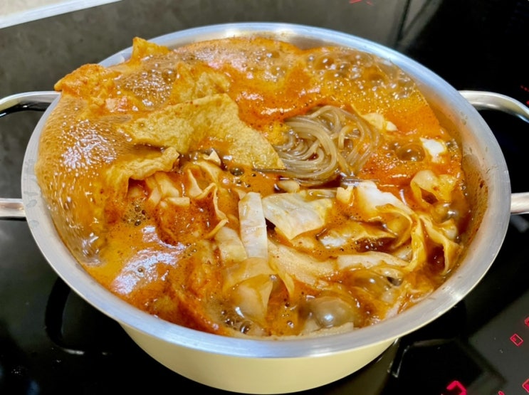  이수 애플하우스 떡볶이와 무침군만두 밀키트 리얼리뷰 :: 내돈내산 추억속 학교앞 떡볶이 맛