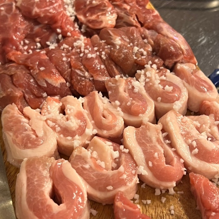  청주오창맛집 모서릿집 오창점에서 뒷고기 먹어요