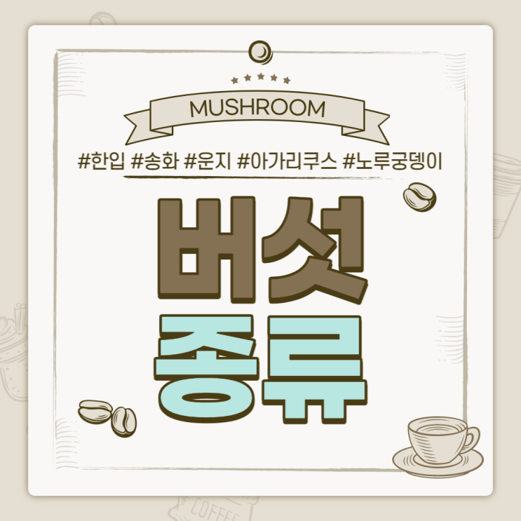  버섯의 종류 : ④ 우리가 몰랐던 특이한 버섯들 2 【#한입버섯 #송화버섯 #운지버섯 #아가리쿠스버섯 #노루궁뎅이버섯】