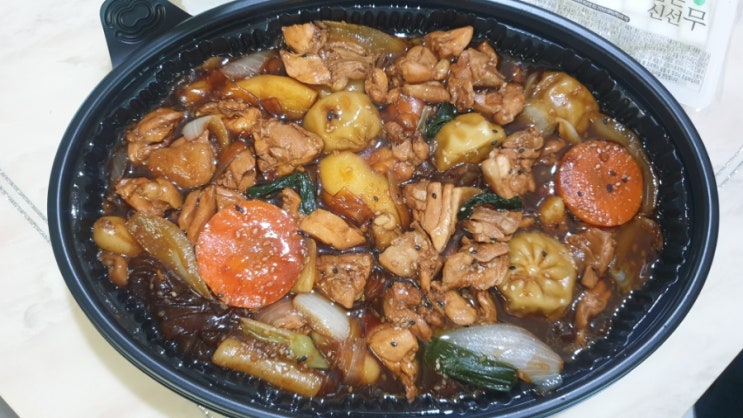  일미리금계찜닭 구미역점 ㅡ 순살 간장
