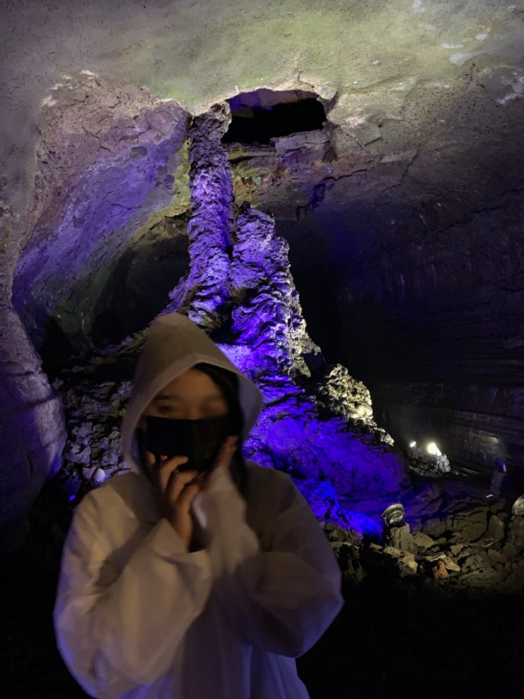 제주도비올때 다녀온 만장굴 동굴 동쪽코스 월정리바다