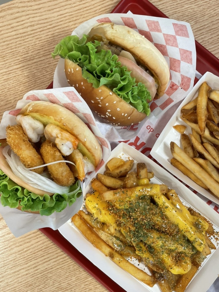  [김해맛집/구산동맛집]왓더버거|새우버거 러버라면 아묻따 직화통새우버거 진행시켜!!