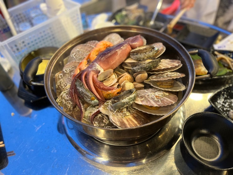  영덕 조개구이 조개찜 아싸라비아 / 원소주 후기