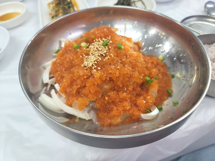  통영시장 맛집 영성횟집 생선물회