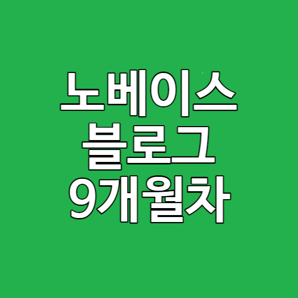  노베이스 블로그 9개월차, 인플루언서 욕심이 생겼습니다
